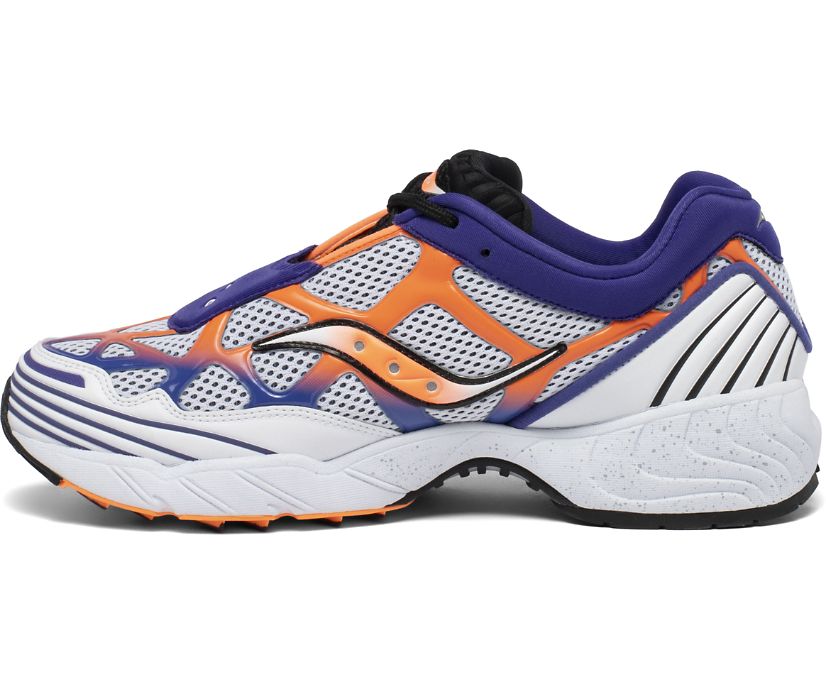 Saucony Grid Web Women's Originals White / Orange / Purple | AU 005TCEV